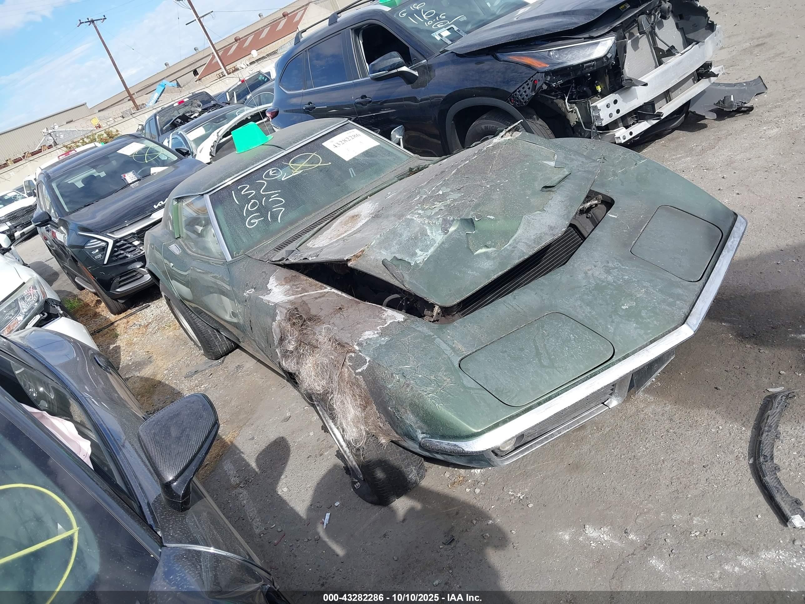 1969 Chevrolet Corvette   Green vin: 194379S720375    