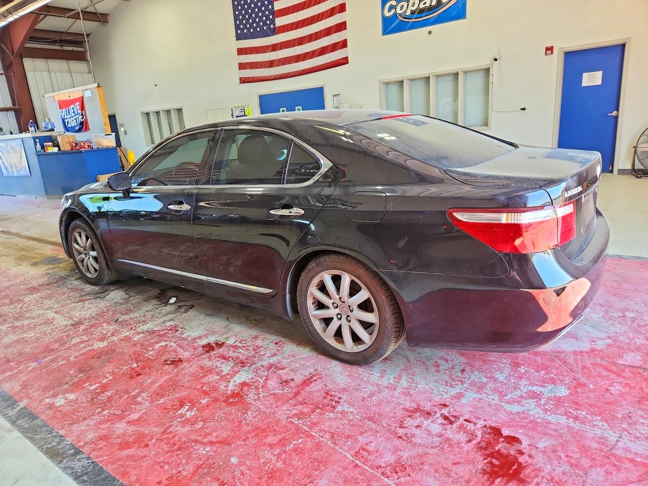 2008 Lexus Ls 460 Base Black vin: JTHBL46F485062579