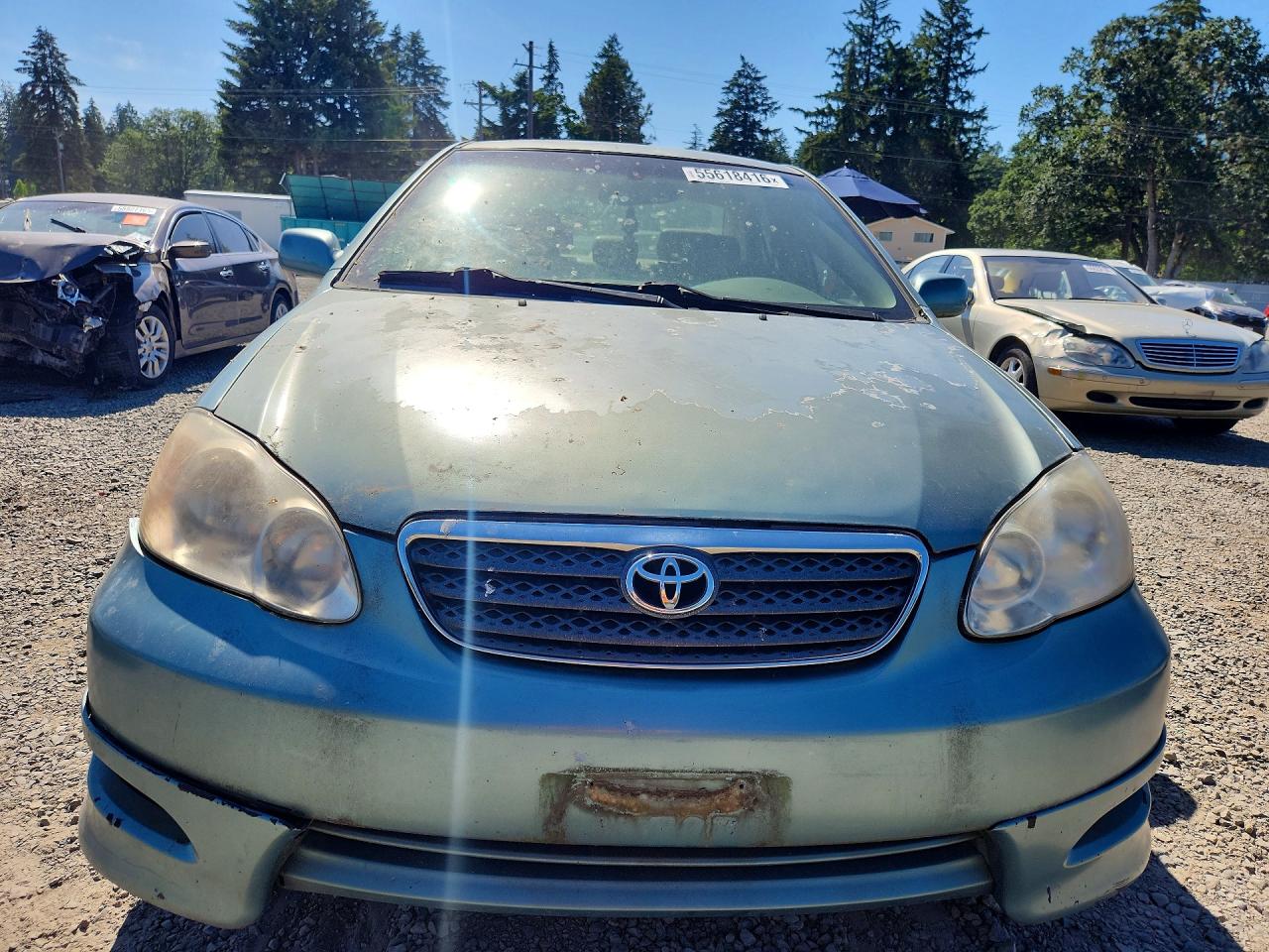 2006 Toyota Corolla Le Green vin: 1NXBR32E76Z605607