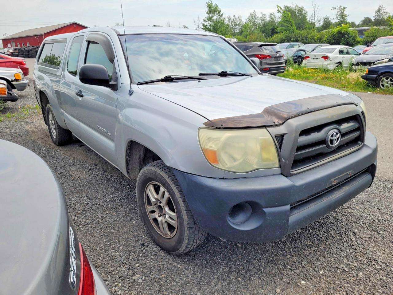 2007 Toyota Tacoma Access Cab Silver vin: 5TETX22N07Z399371