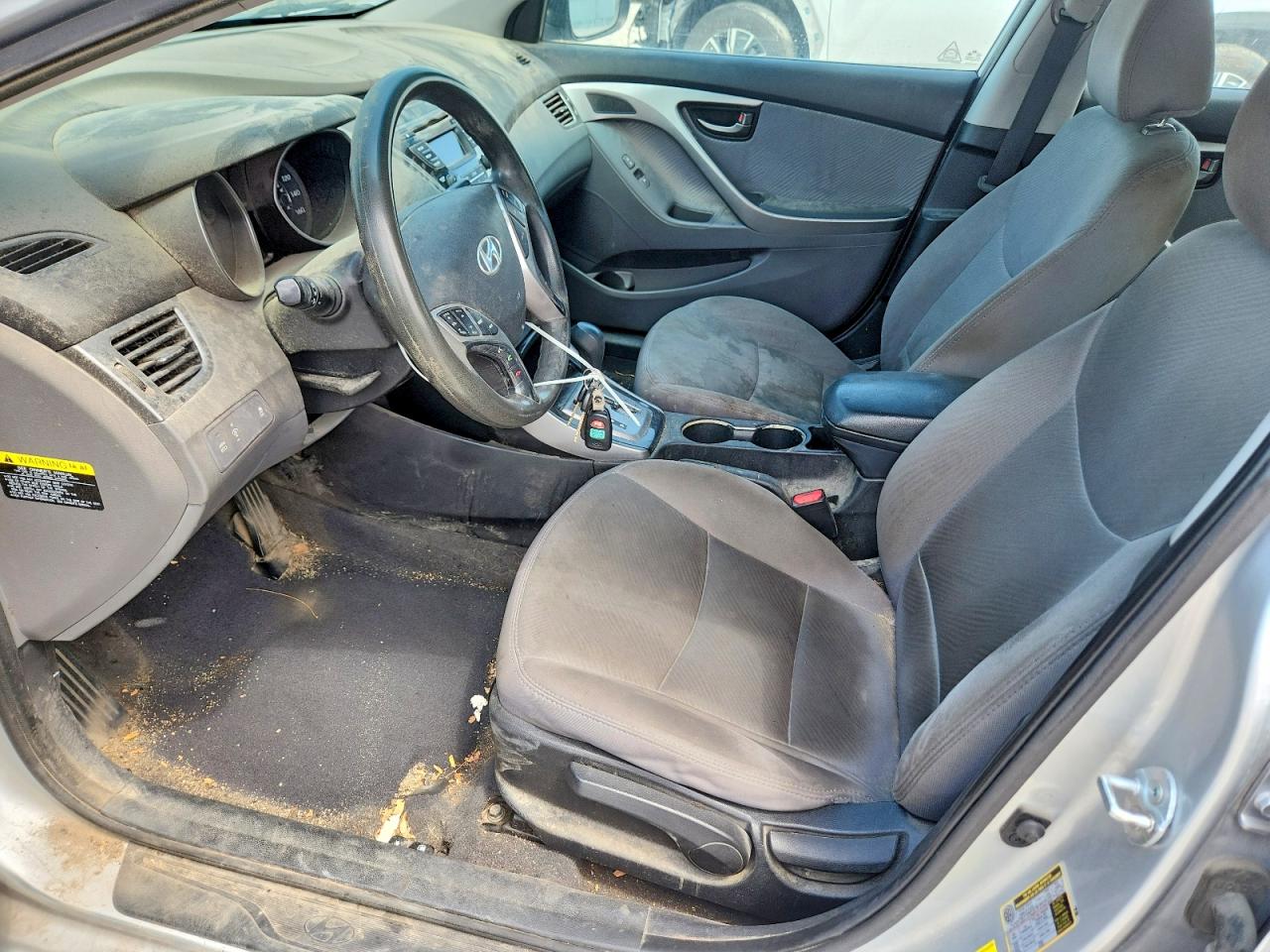 2013 Hyundai Elantra Gls Серебряный vin: 5NPDH4AE6DH346168