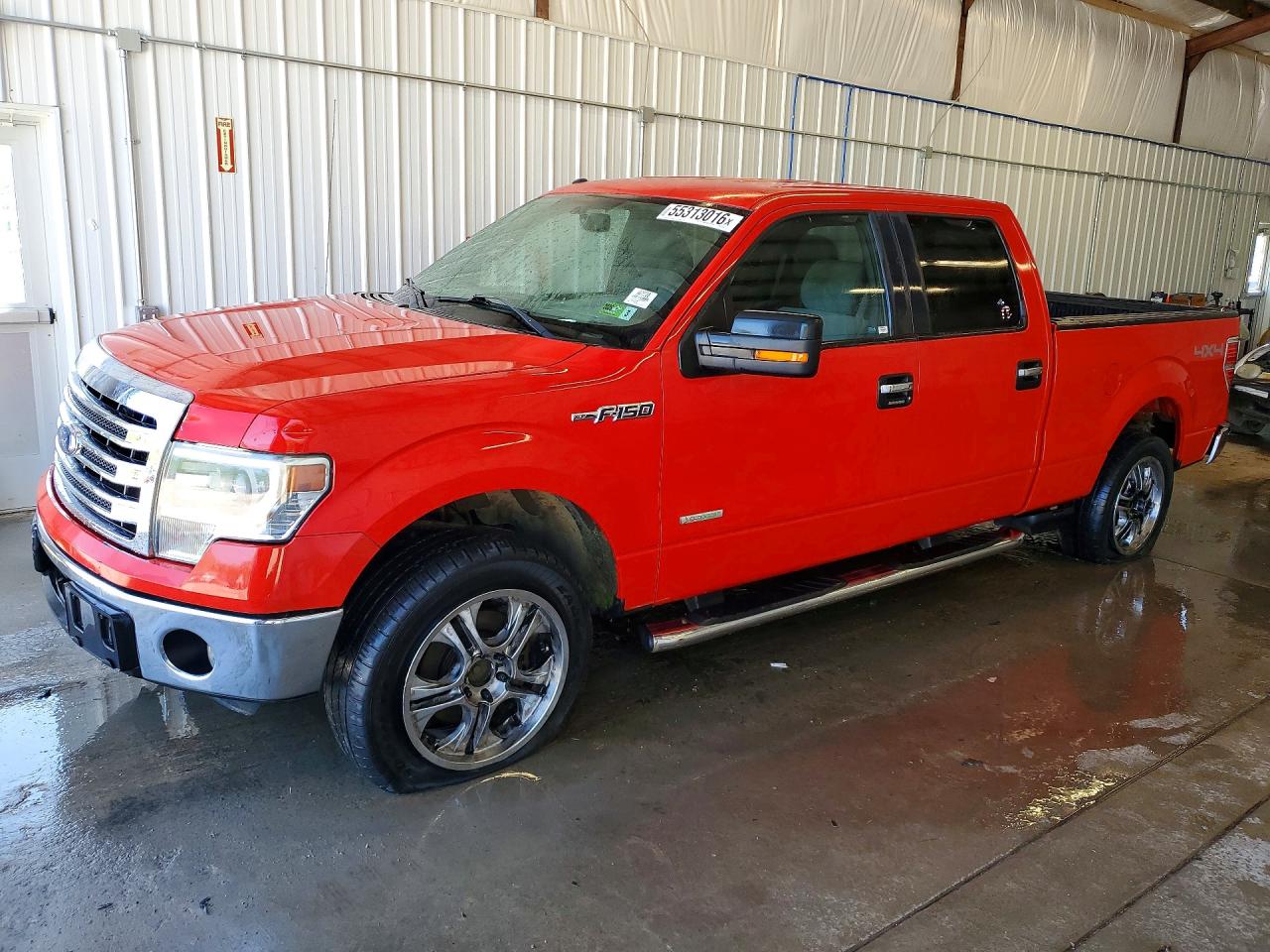 2014 Ford F150 Supercrew Red vin: 1FTFW1ET7EKF51670