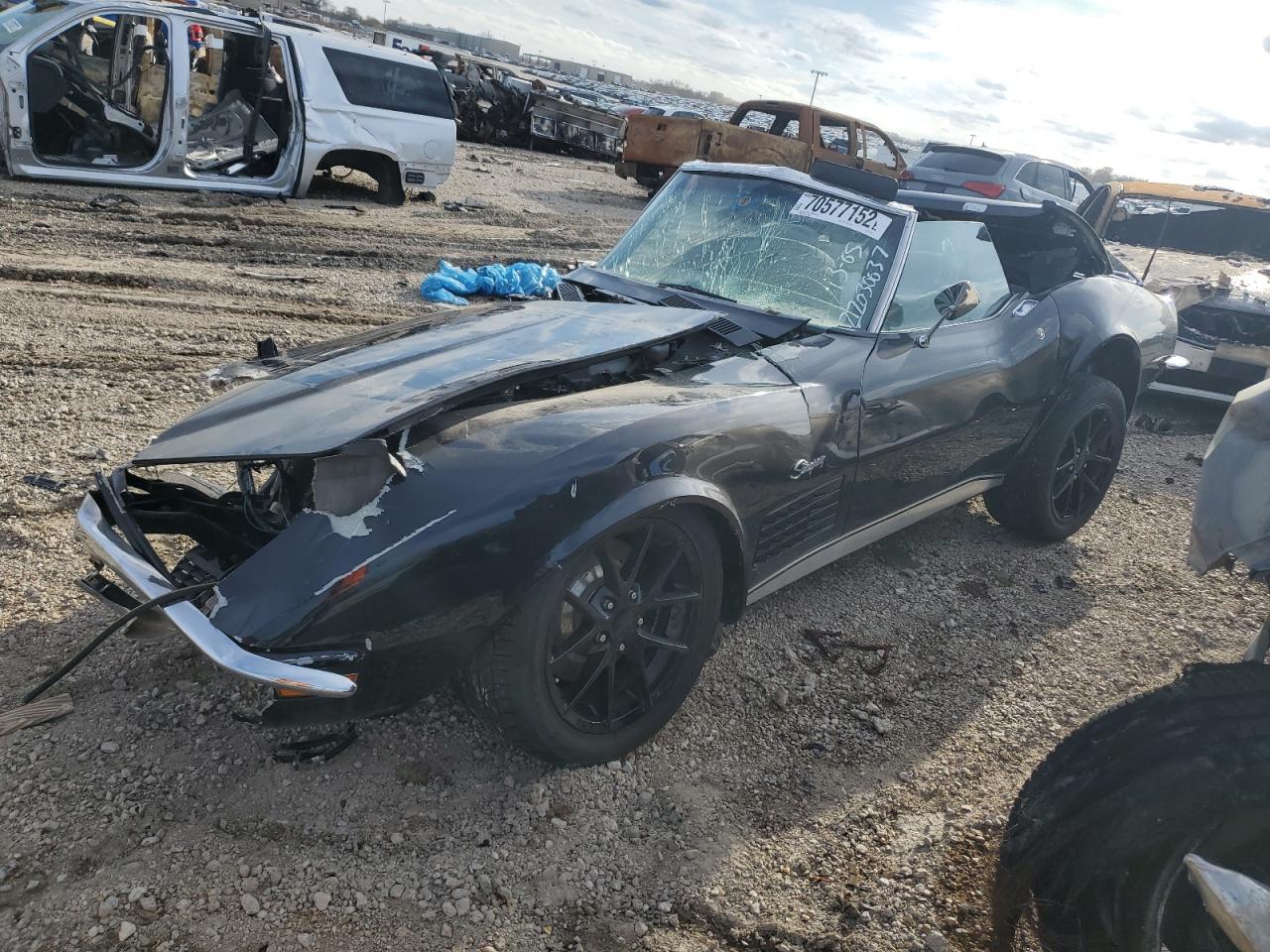 1971 Chevrolet Corvette Black vin: 194671S117454