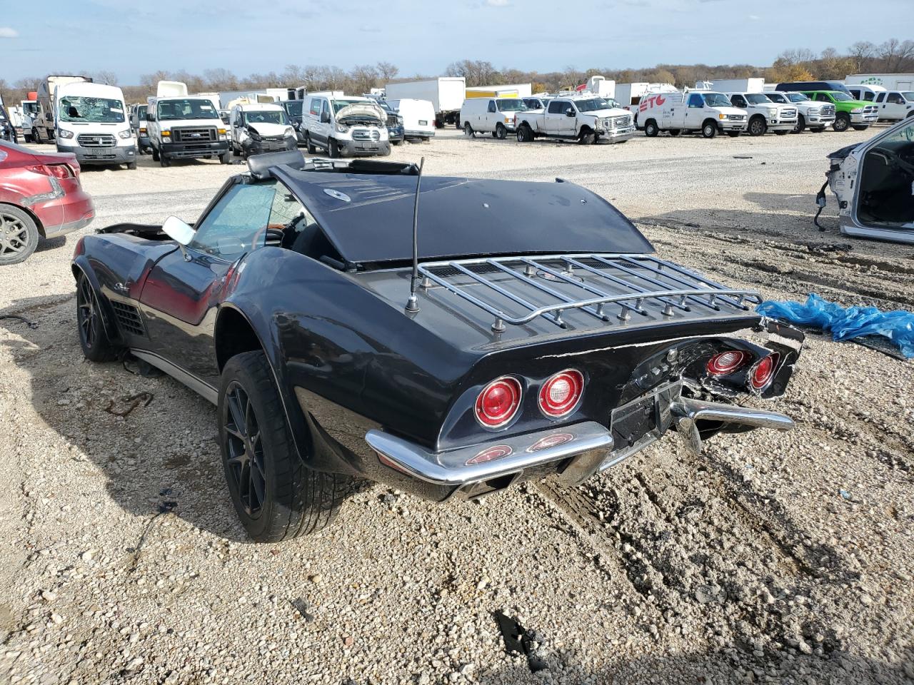 1971 Chevrolet Corvette Black vin: 194671S117454