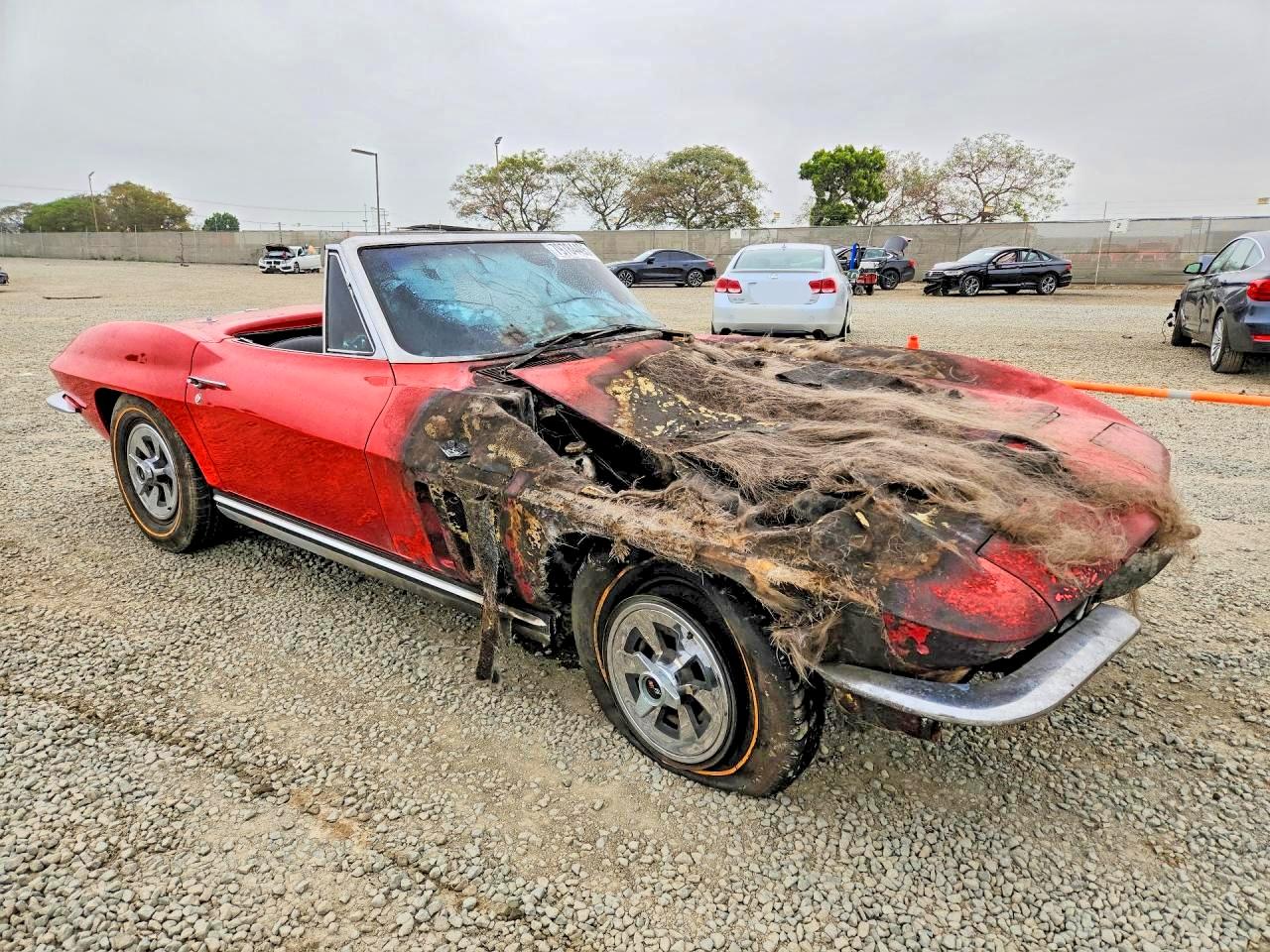 1965 Chev Corvette Red vin: 194675S109711