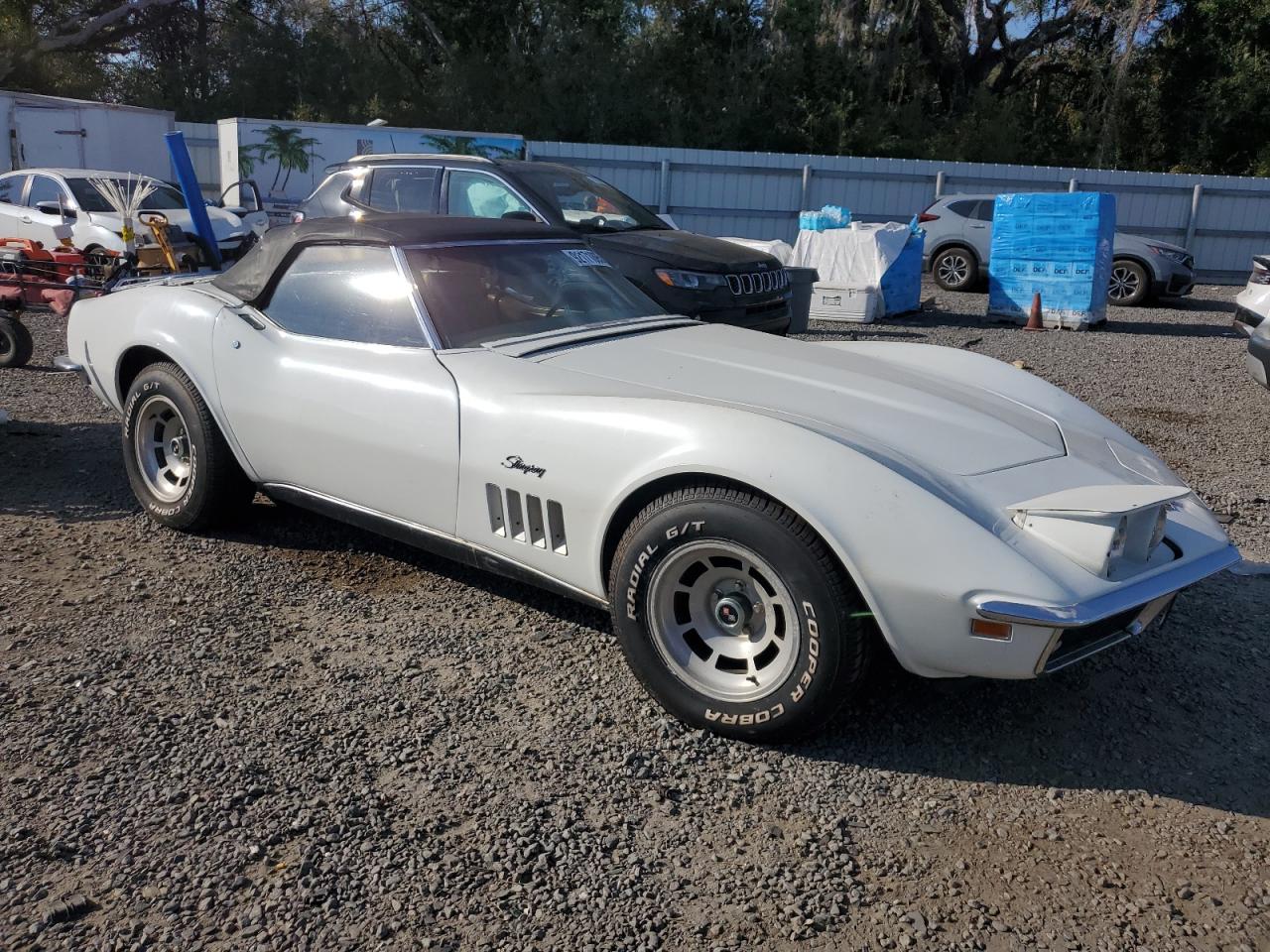 1969 Chevrolet Corvette White vin: 194679S736738