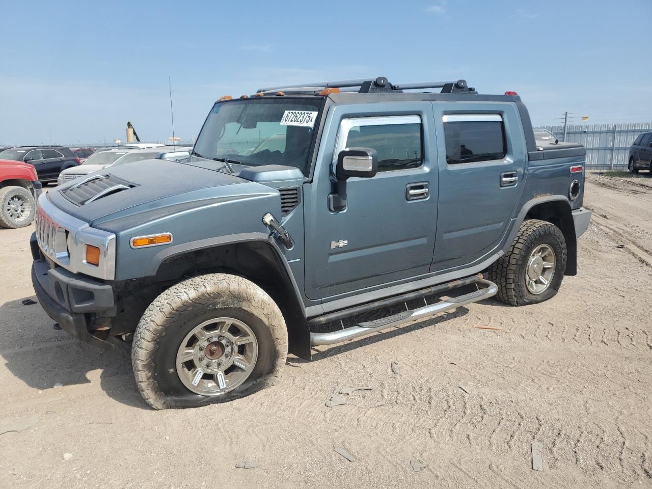 2007 Hummer H2 Sut Blue vin: 5GRGN22U67H113120