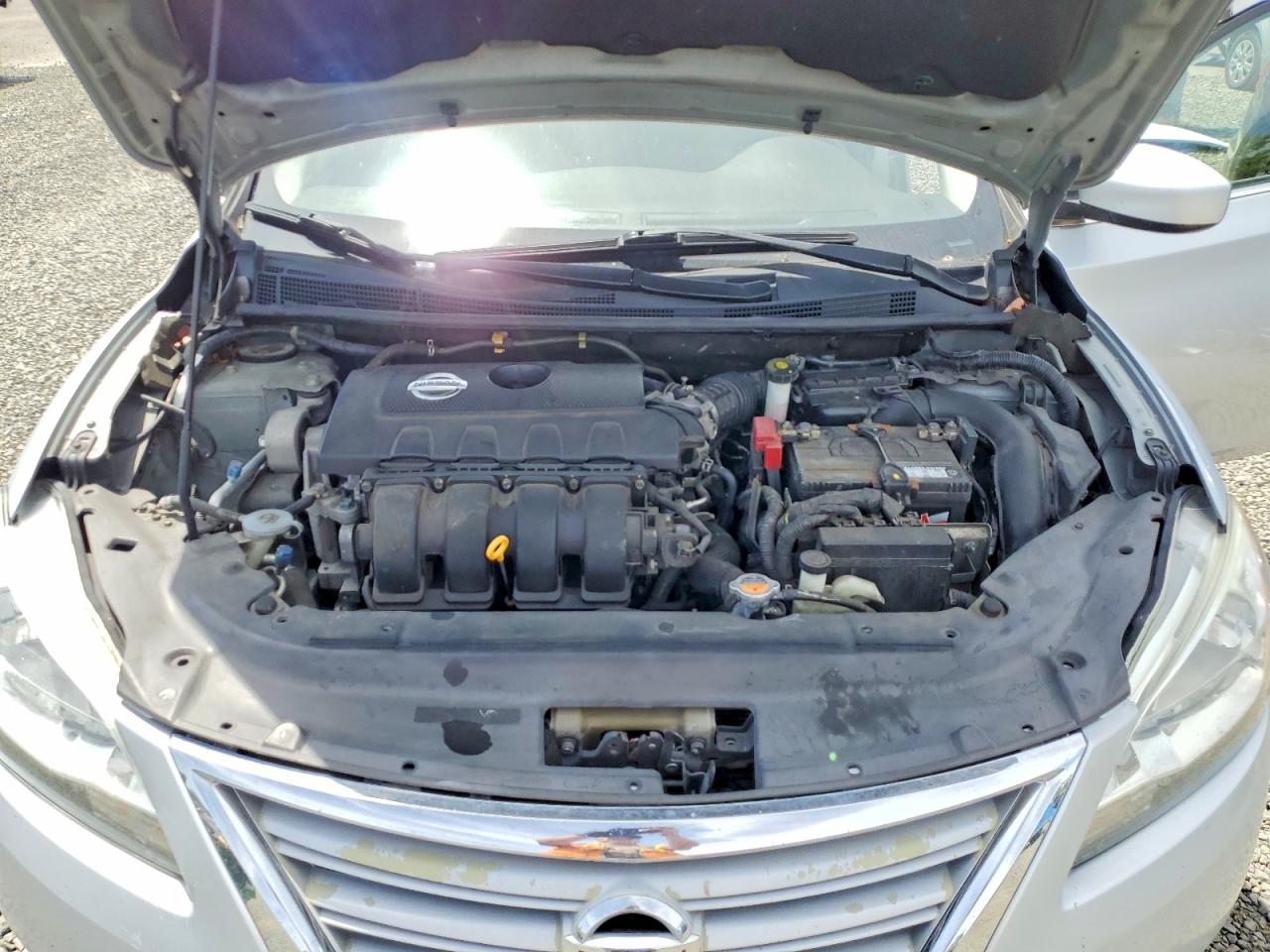 2013 Nissan Sentra Sv Silver vin: 1N4AB7AP0DN903282