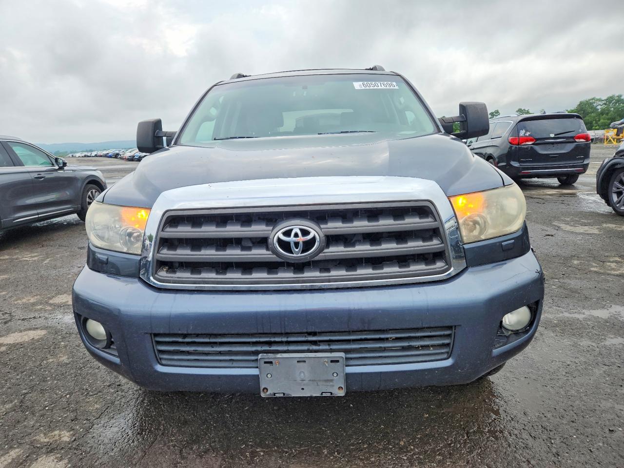 2008 Toyota Sequoia Sr5 Blue vin: 5TDBY64A68S013898