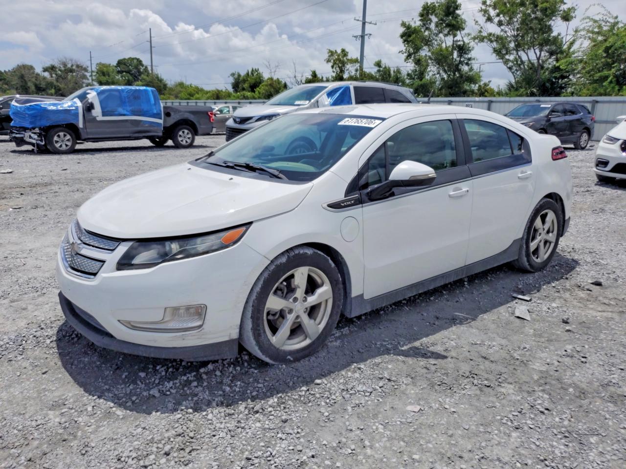 2014 Chevrolet Volt White vin: 1G1RF6E42EU139253