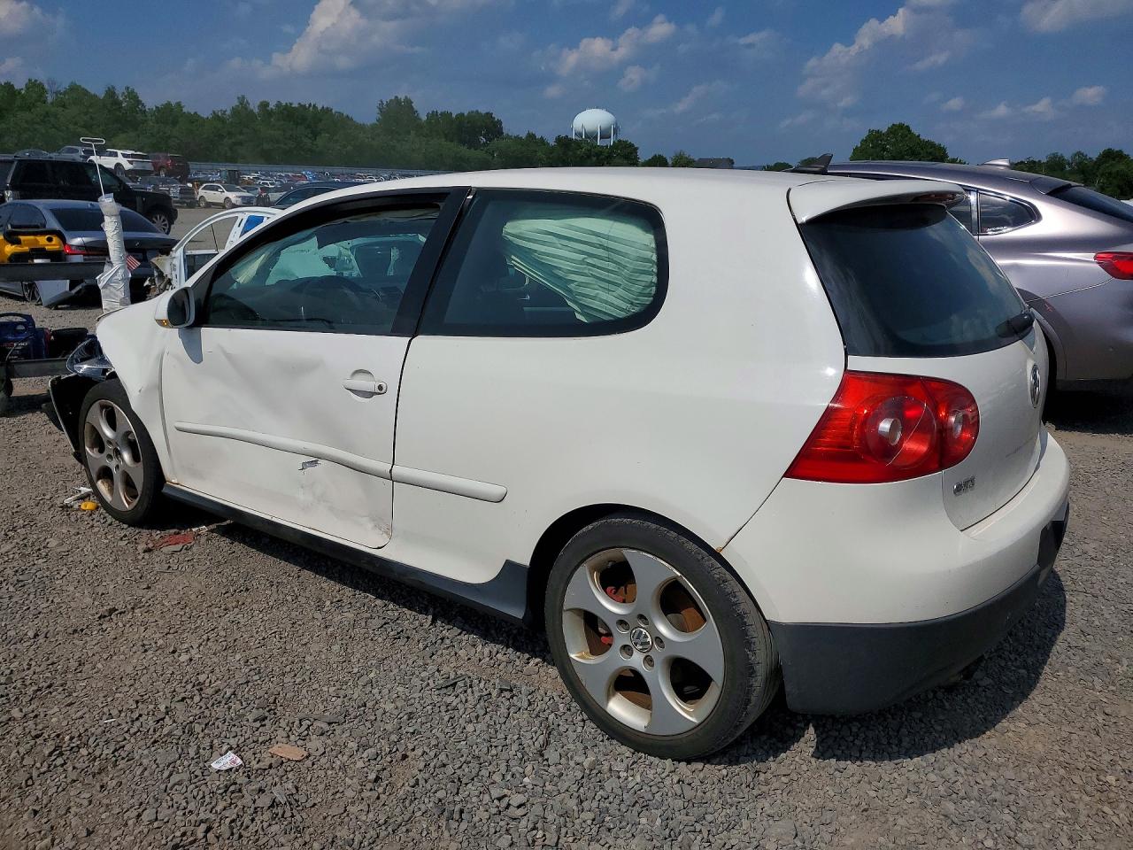 2008 Volkswagen Gti Белый vin: WVWEV71K98W115916