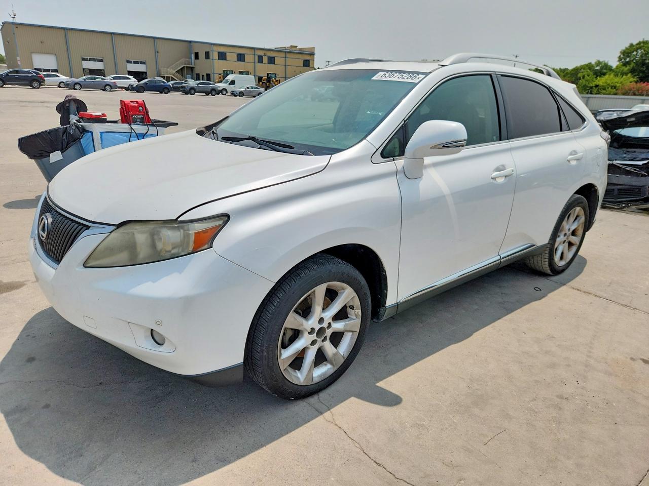 2010 Lexus Rx 350 White vin: 2T2ZK1BA1AC035825