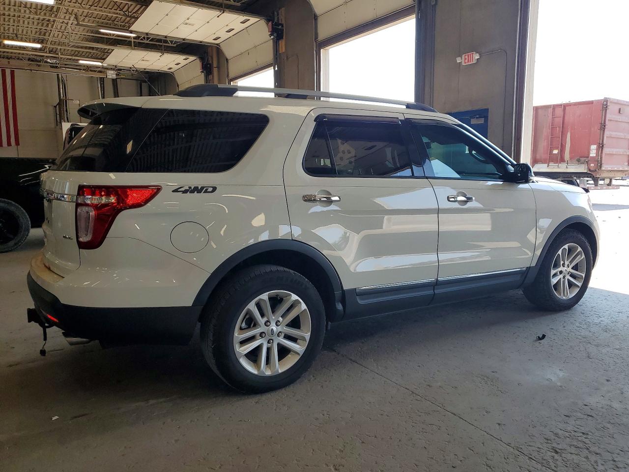 2012 Ford Explorer Xlt White vin: 1FMHK8D87CGA65124