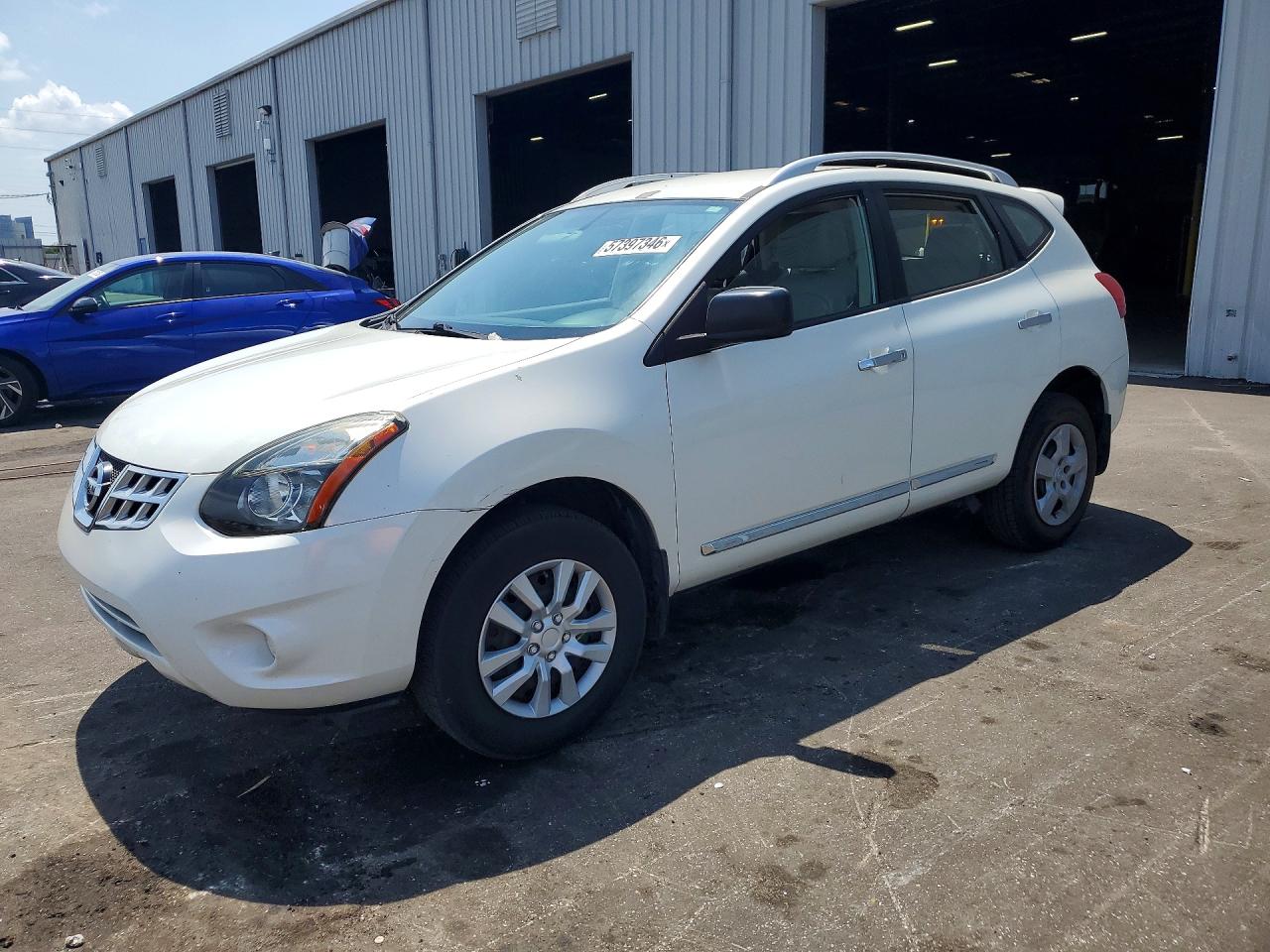 2015 Nissan Rogue Select S Белый vin: JN8AS5MT5FW650291
