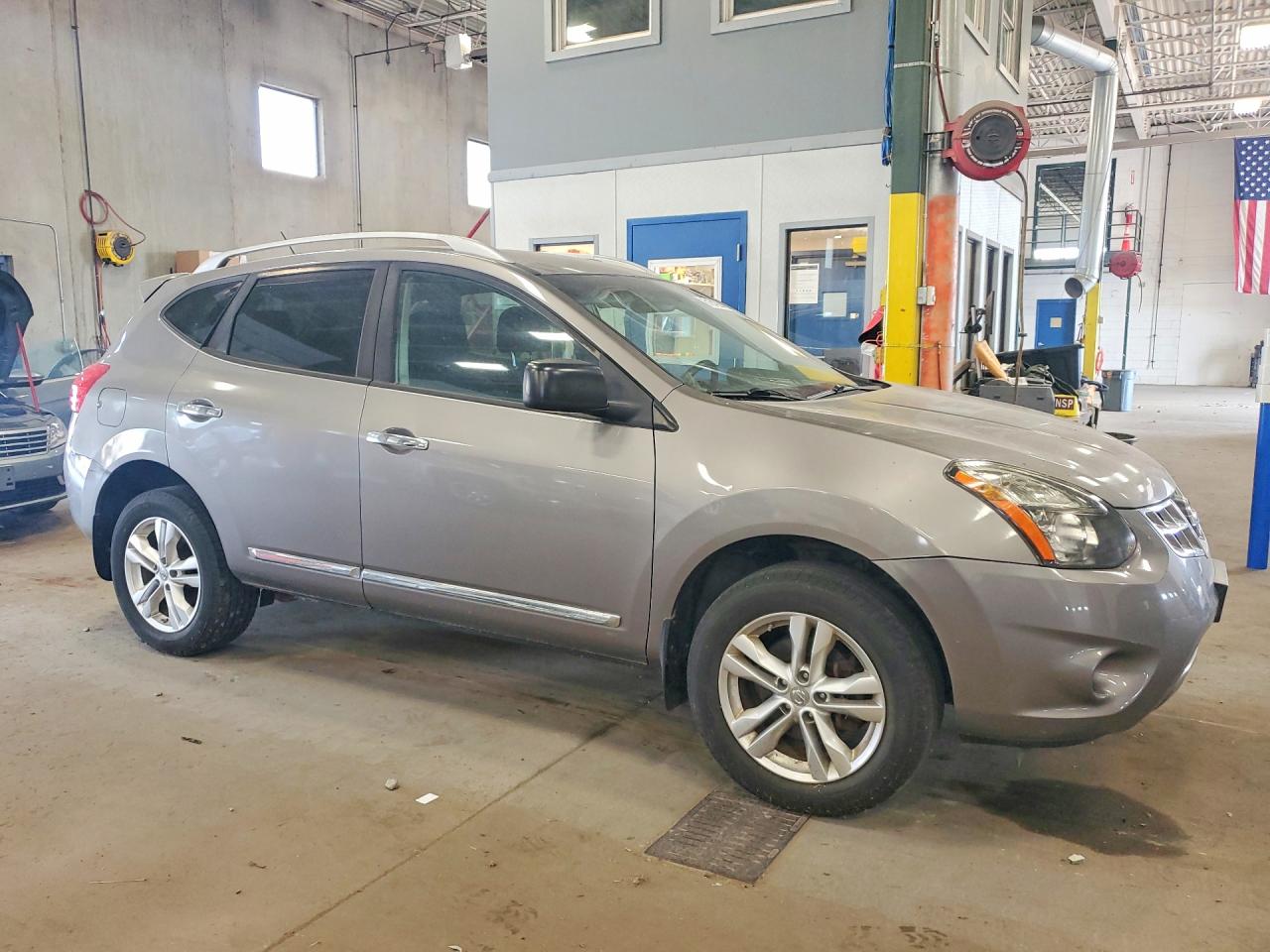 2015 Nissan Rogue Select S Gray vin: JN8AS5MV8FW262280
