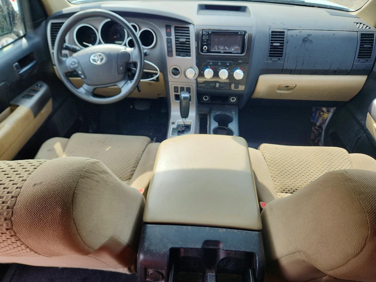 2013 Toyota Tundra Double Cab Sr5 White vin: 5TFUW5F1XDX271416