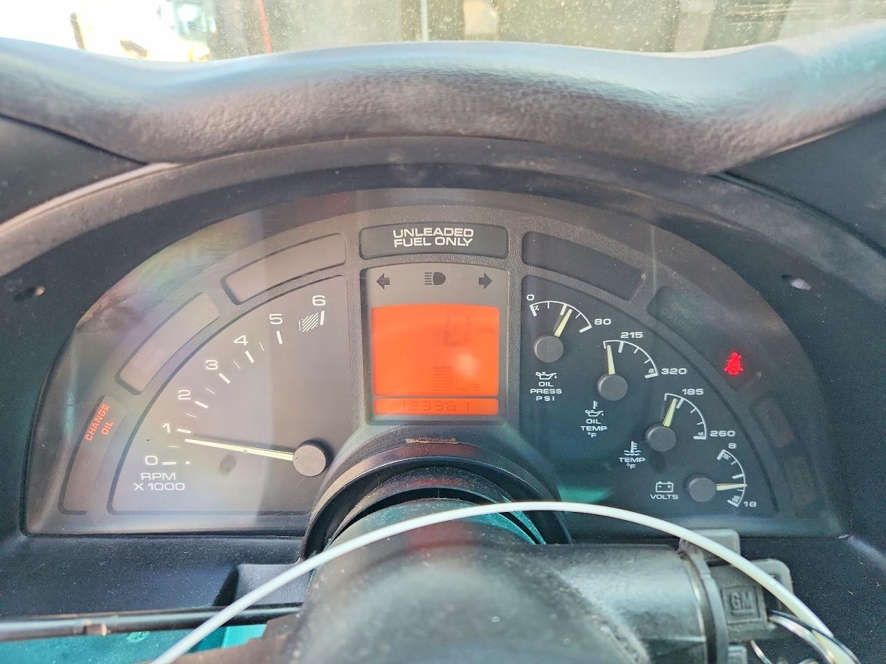 1996 Chevrolet Corvette Red vin: 1G1YY22P7T5100193