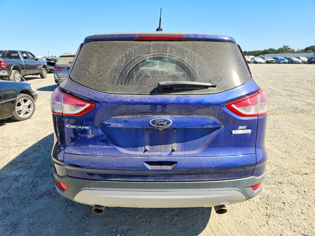 2014 Ford Escape Se Синий vin: 1FMCU0GX0EUC94094