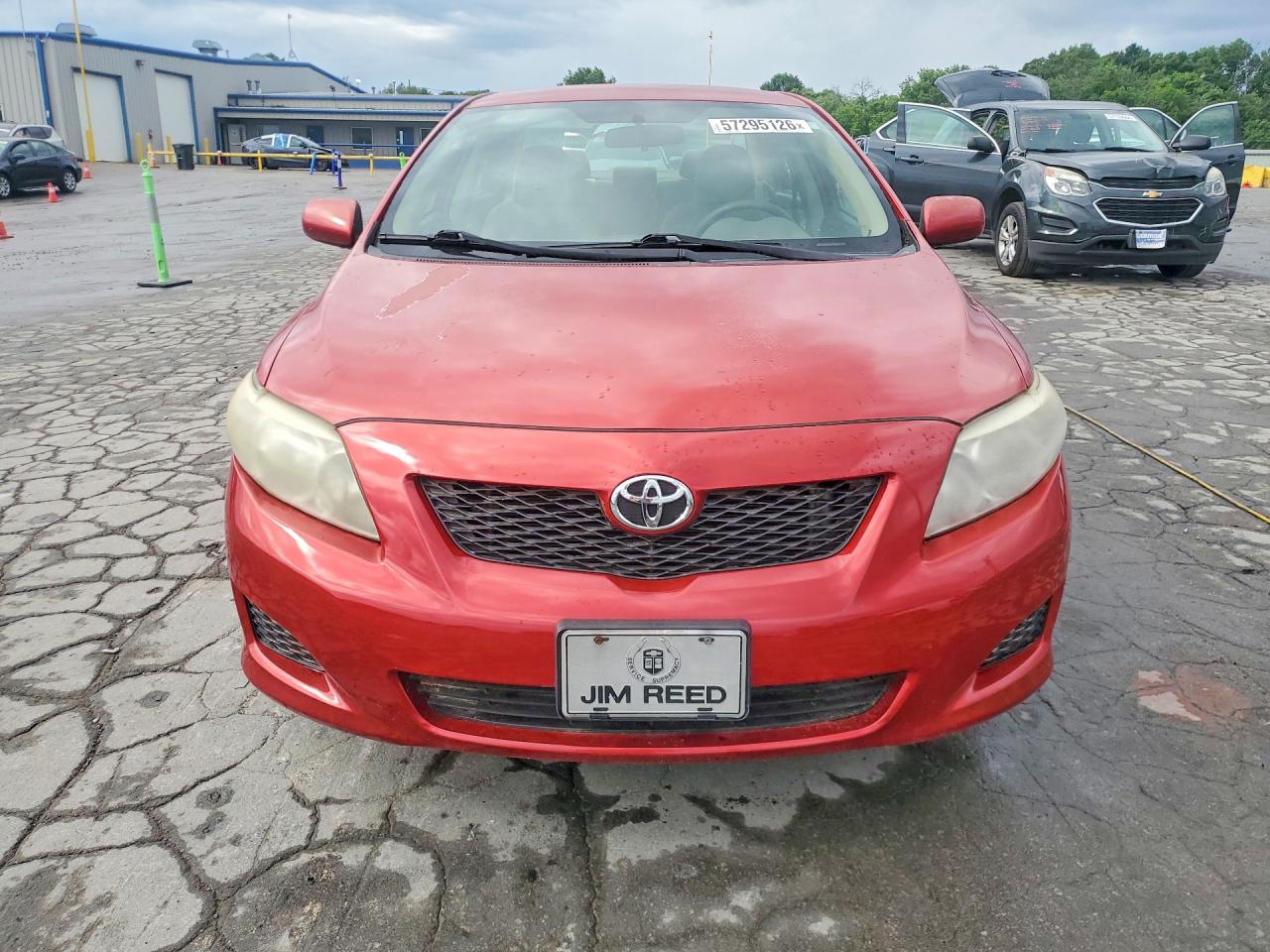 2010 Toyota Corolla Le Red vin: 1NXBU4EE9AZ225225