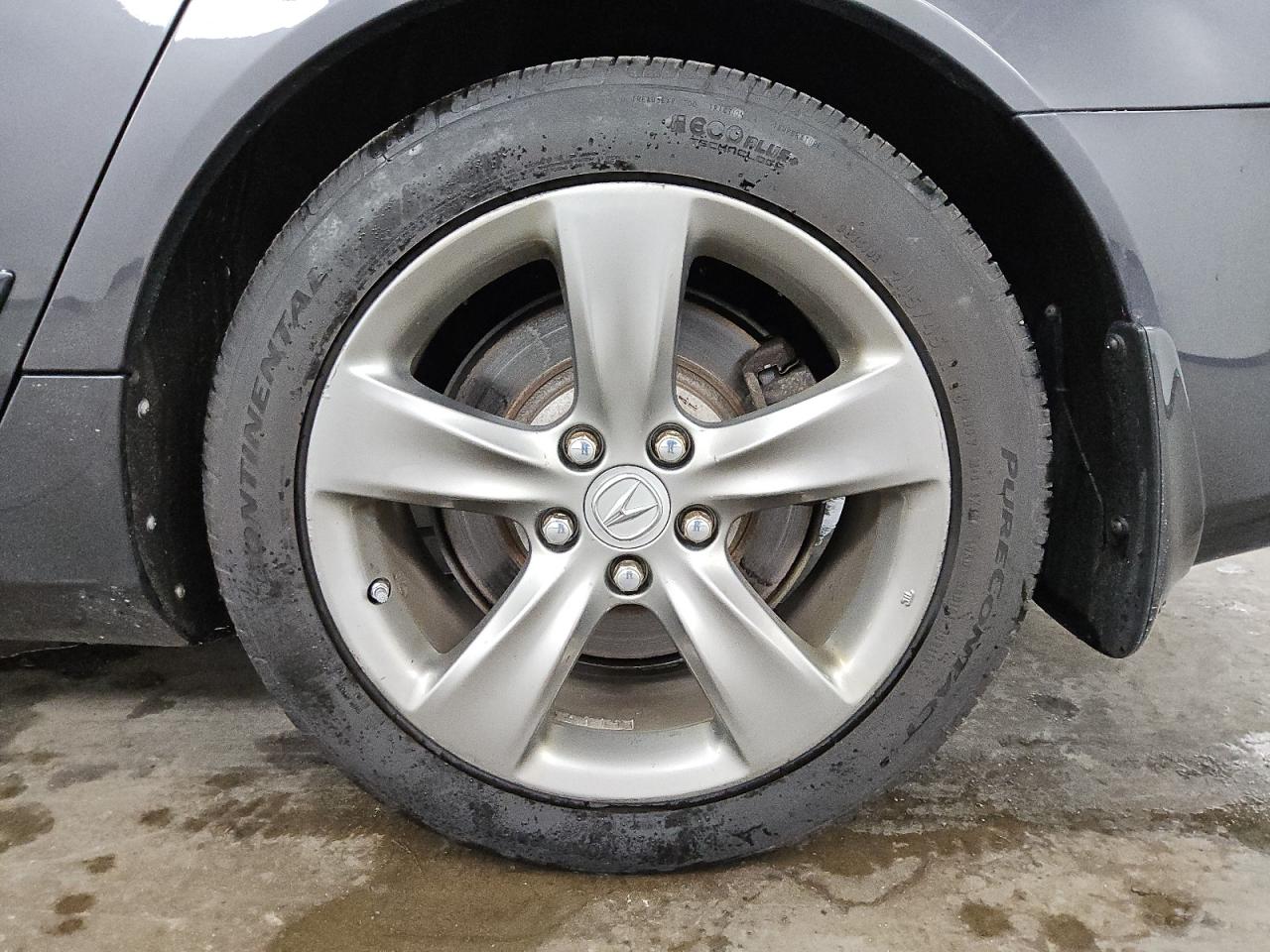 2012 Acura Tl Charcoal vin: 19UUA9F51CA005729 Damage: Left Rear Wheel, Curb Rash, > 12 Inches