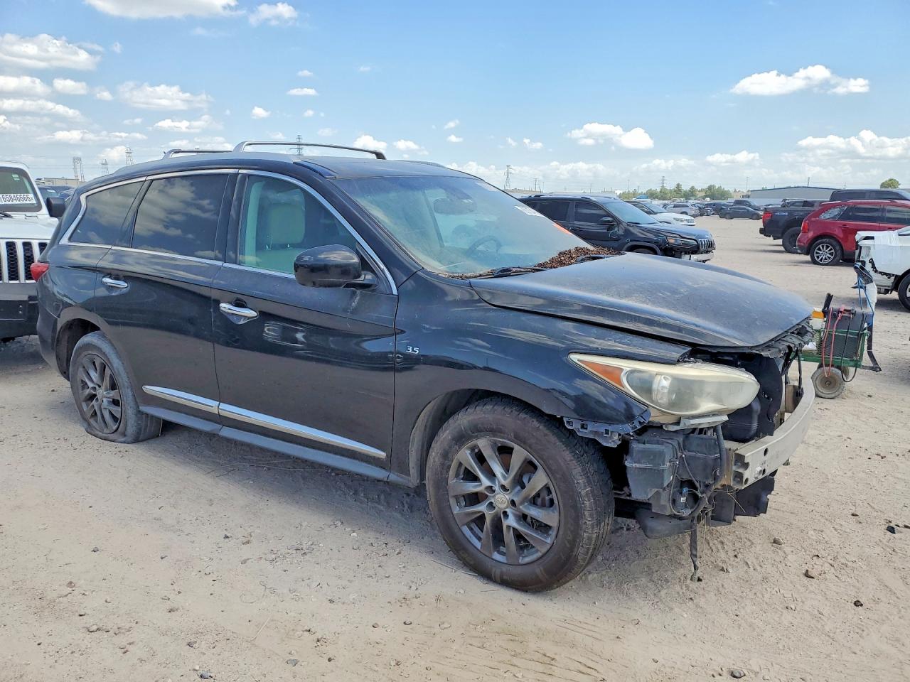 2015 Infiniti Qx60 Base Black vin: 5N1AL0MNXFC540637