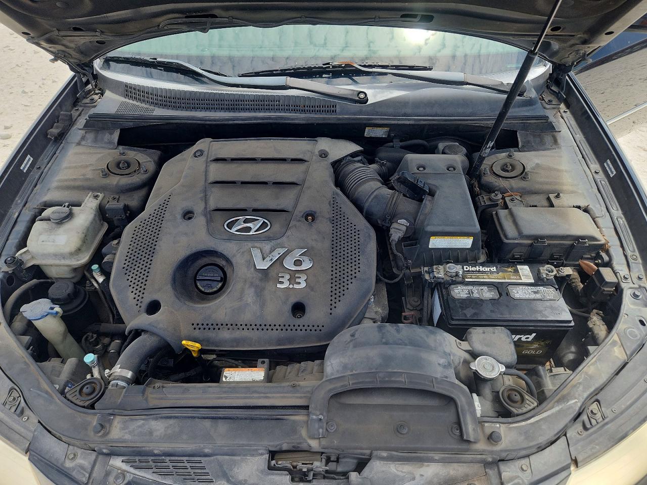 2008 Hyundai Sonata Se V6 Black vin: 5NPEU46F18H361443