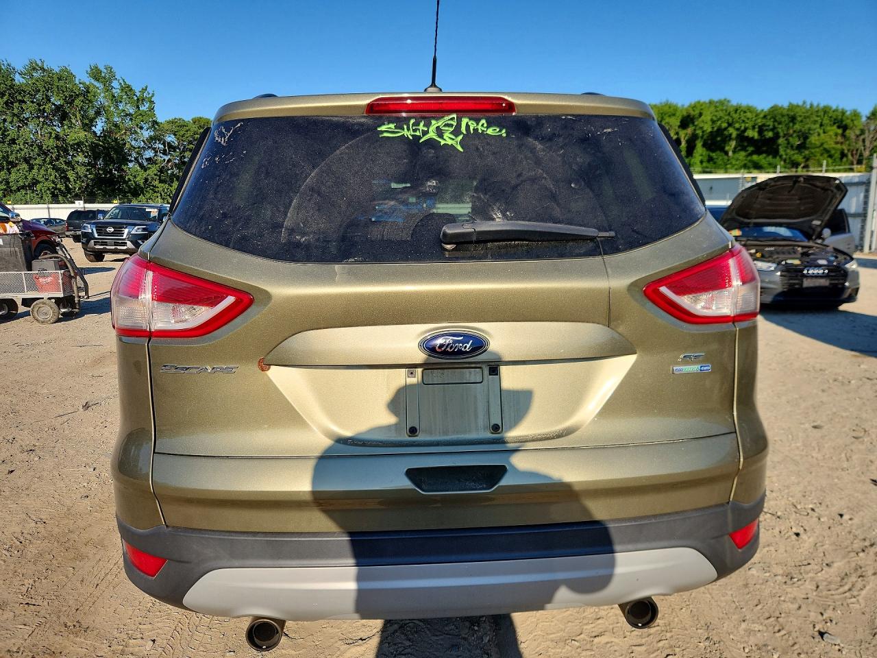 2013 Ford Escape Se Green vin: 1FMCU9GX8DUA32763