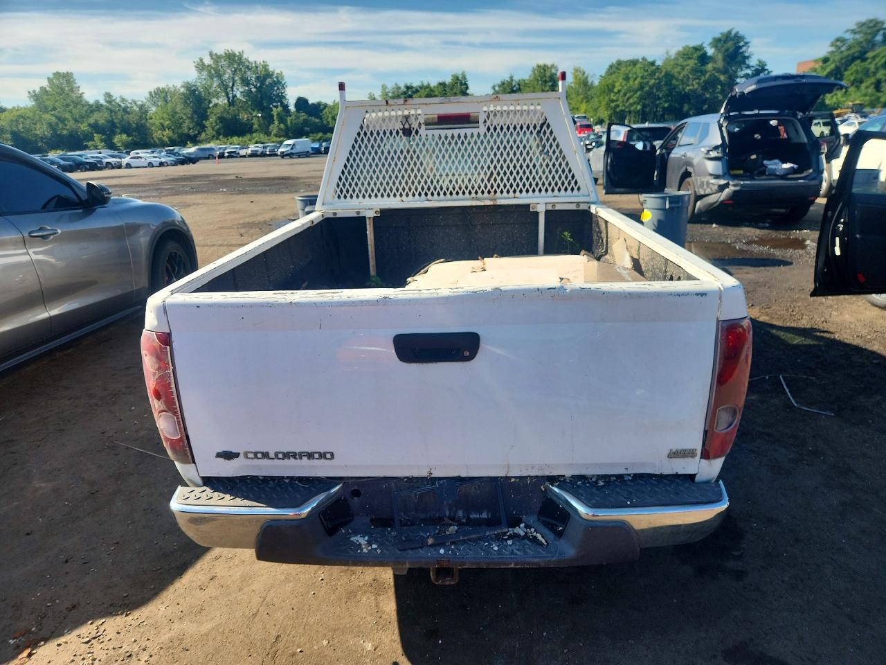 2007 Chevrolet Colorado White vin: 1GCDT19E678144015