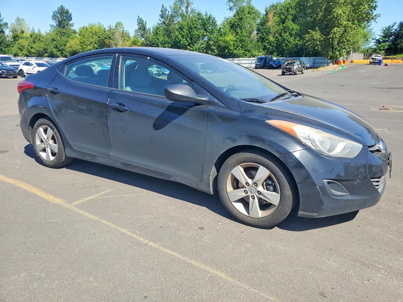 2013 Hyundai Elantra Gls Черный vin: 5NPDH4AE0DH349650