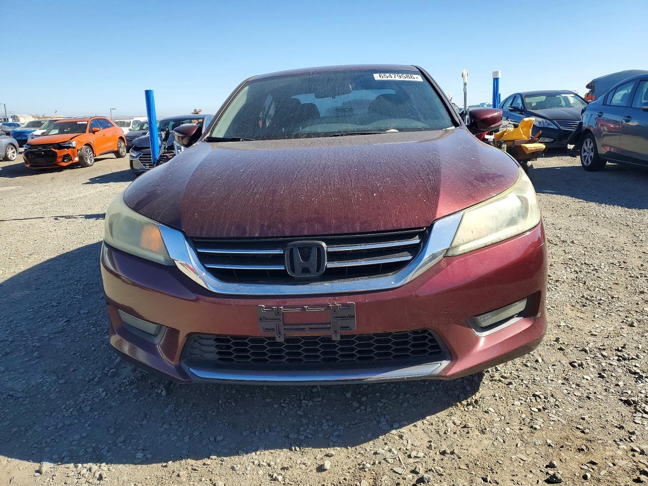 2014 Honda Accord Sport Burgundy vin: 1HGCR2F56EA252775