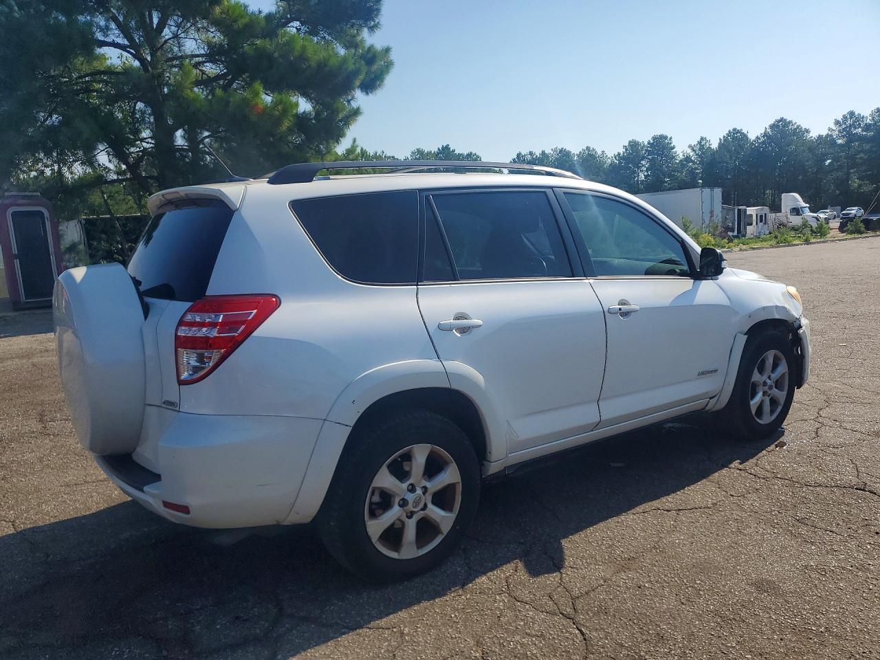 2012 Toyota Rav4 Limited White vin: 2T3DK4DVXCW090170
