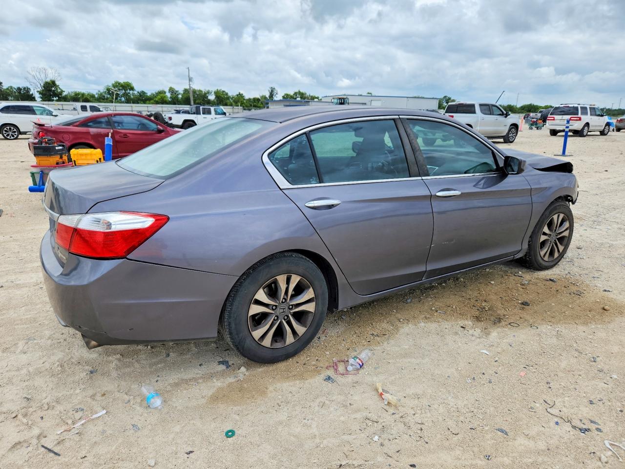 2015 Honda Accord Lx Gray vin: 1HGCR2F32FA193675