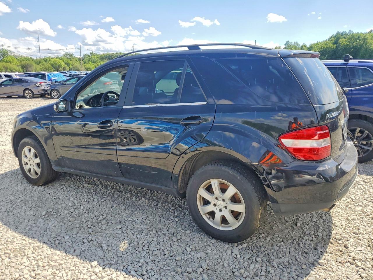 2007 Mercedes-benz Ml 350 Black vin: 4JGBB86E47A201937