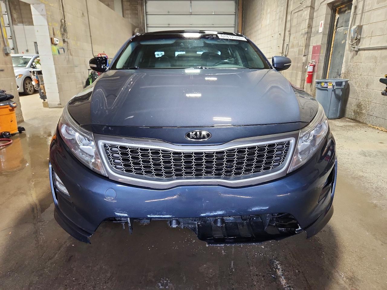 2015 Kia Optima Hybrid White vin: KNAGN4AD6F5084956