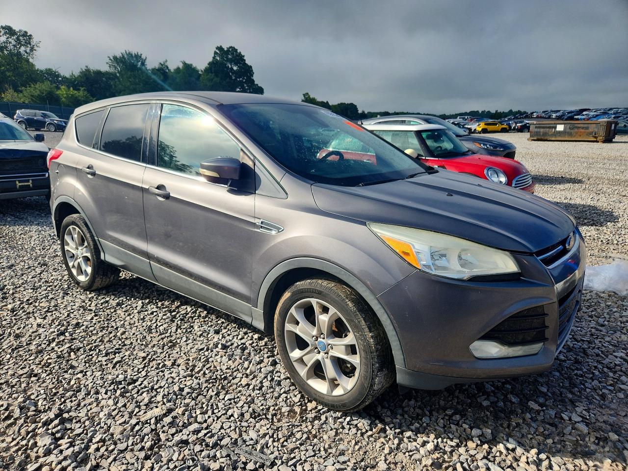 2013 Ford Escape Sel Gray vin: 1FMCU0H92DUA73174