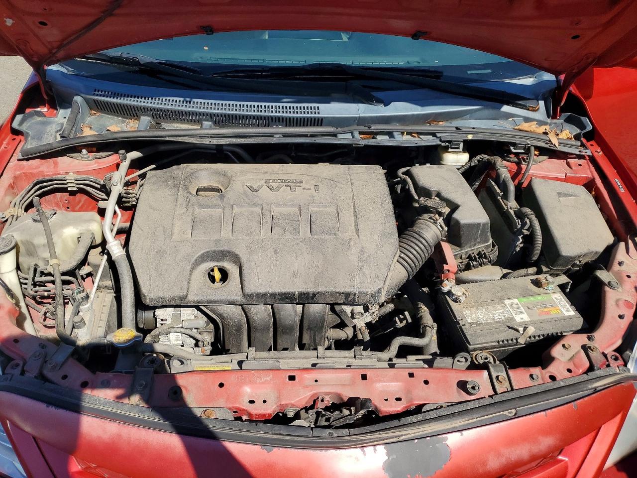 2011 Toyota Corolla Le Красный vin: 2T1BU4EE2BC750193