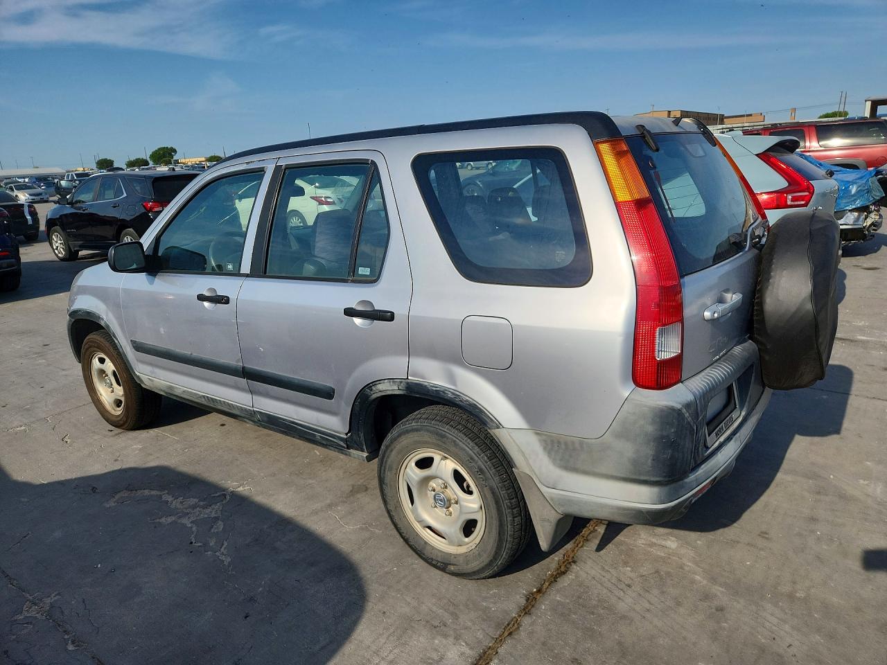 2003 Honda Cr-v Lx Silver vin: JHLRD684X3C003080