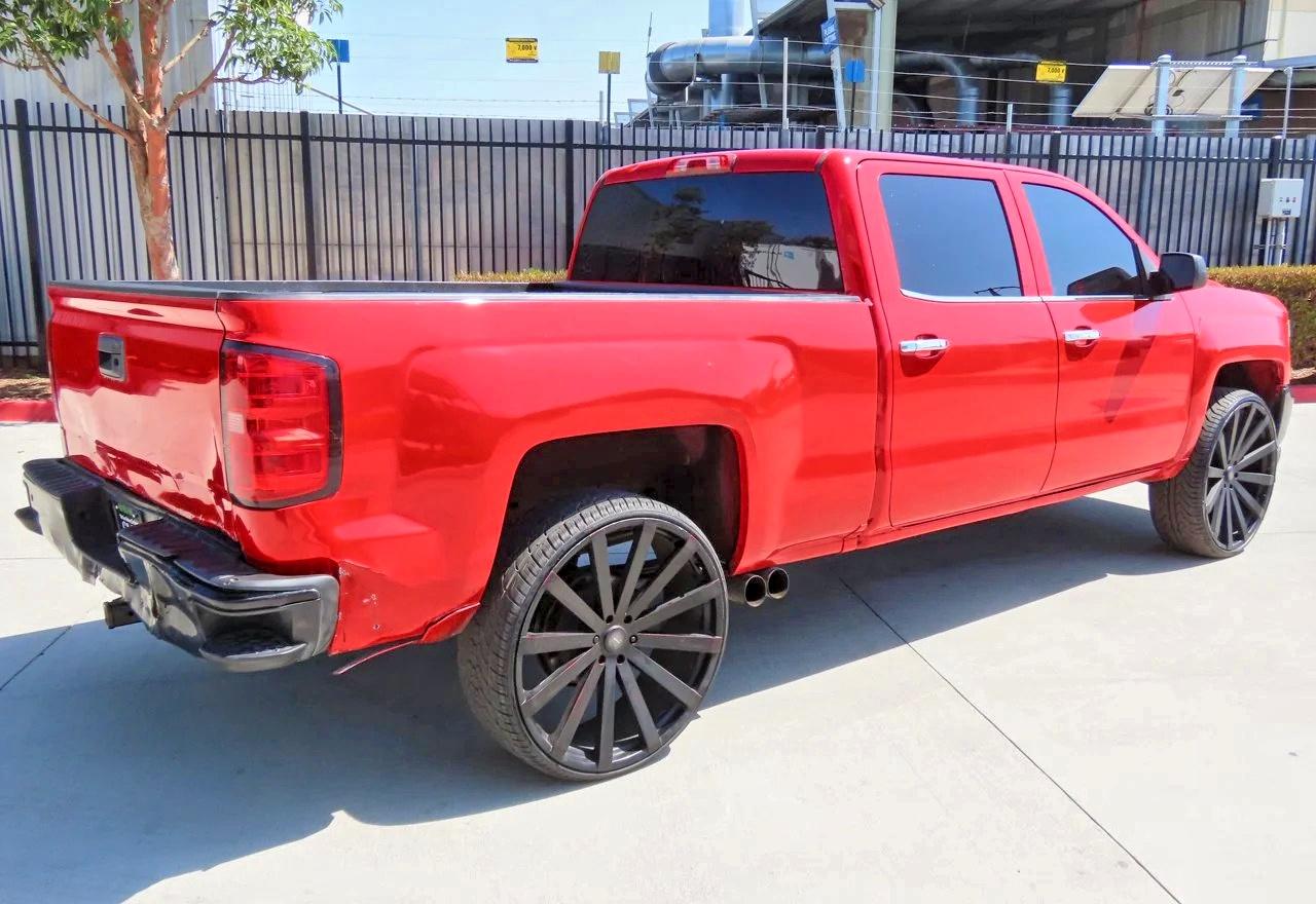 2014 Chevrolet Silverado K1500 Lt Red vin: 3GCUKRECXEG200387