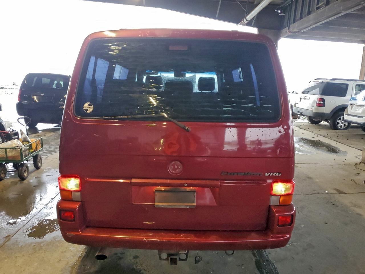 1999 Volkswagen Eurovan Gls Red vin: WV2KH2704XH140312