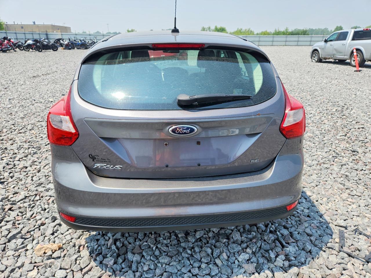 2012 Ford Focus Se Gray vin: 1FAHP3K25CL177523