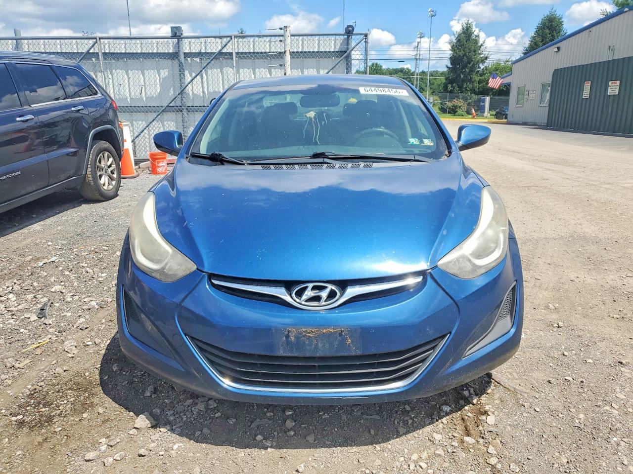 2015 Hyundai Elantra Se Синий vin: KMHDH4AE8FU280839