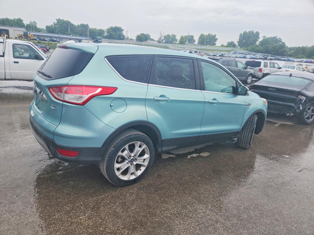 2013 Ford Escape Sel Blue vin: 1FMCU9H94DUC06120