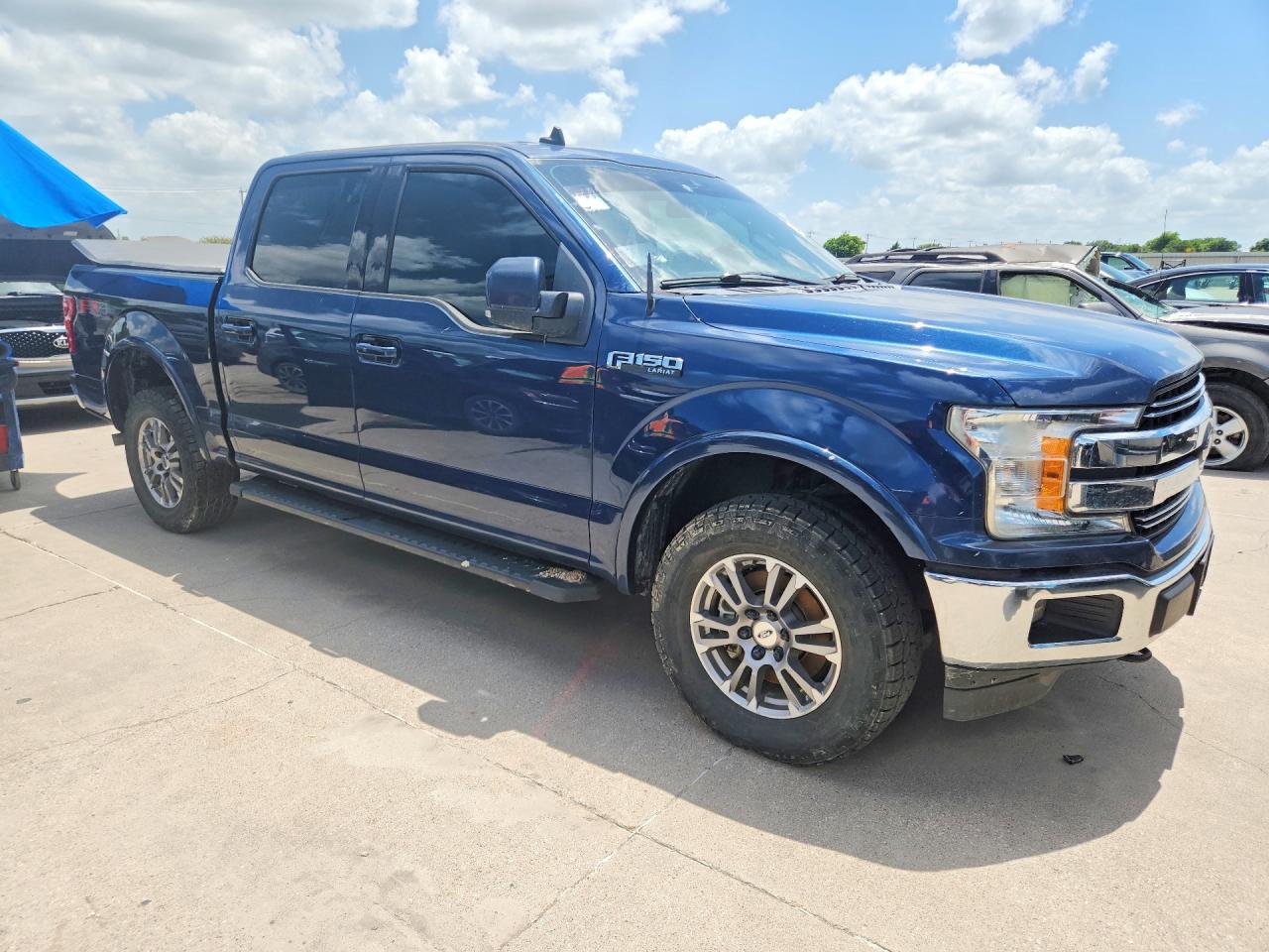 2019 Ford F150 Supercrew Blue vin: 1FTEW1E59KKD03493