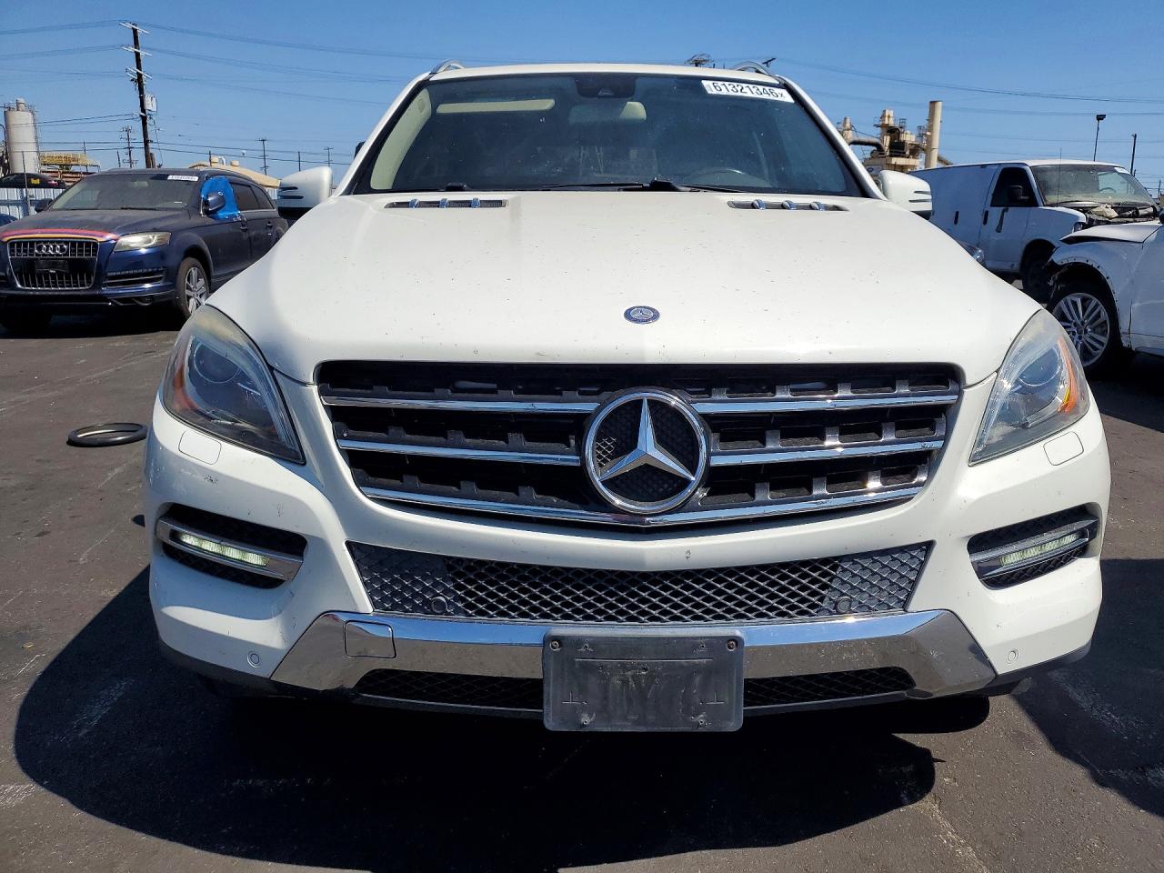 2013 Mercedes-benz Ml 350 4matic White vin: 4JGDA5HB4DA226670