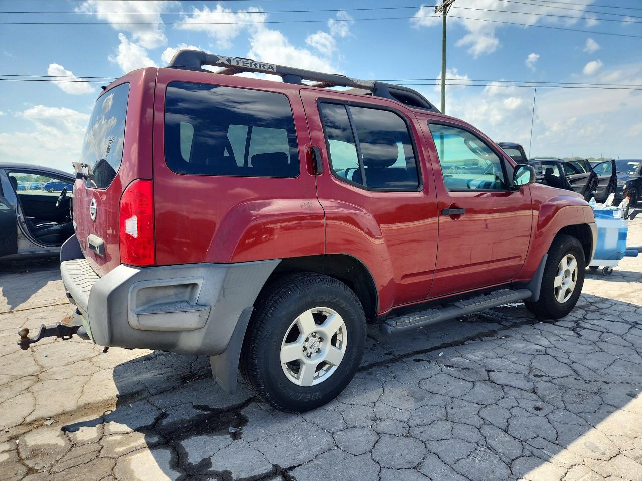 2008 Nissan Xterra X Maroon vin: 5N1AN08W48C522604