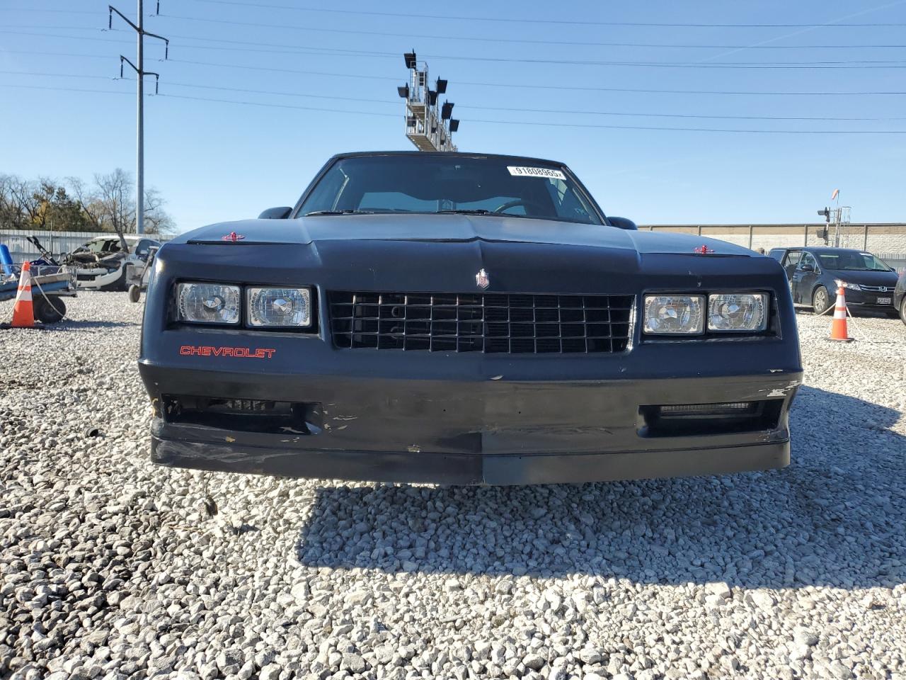 1987 Chevrolet Monte Carlo Черный vin: 1G1GZ11G6HR122321