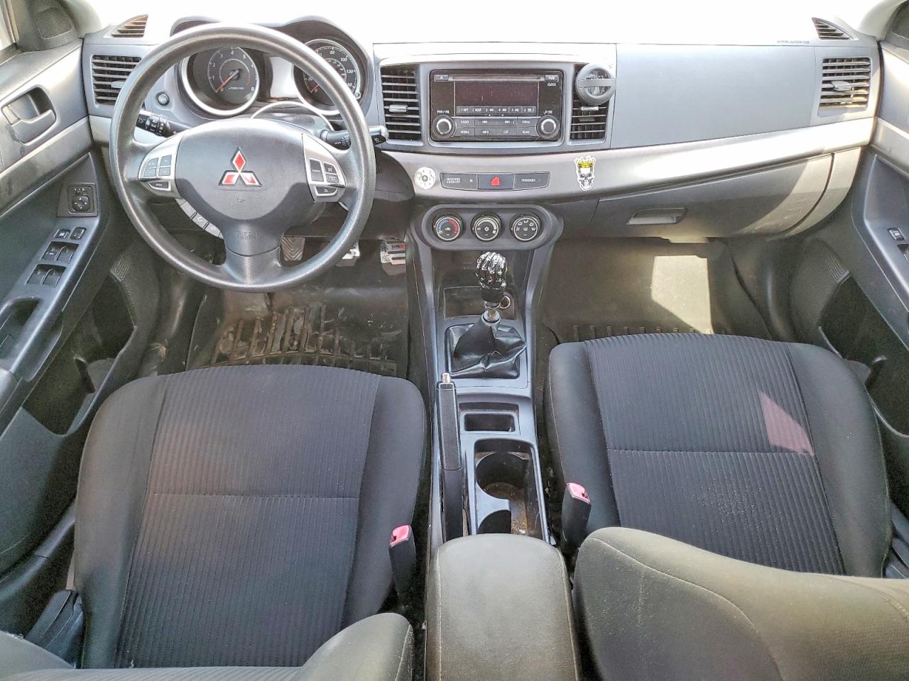2015 Mitsubishi Lancer Es White vin: JA32U2FU7FU025870