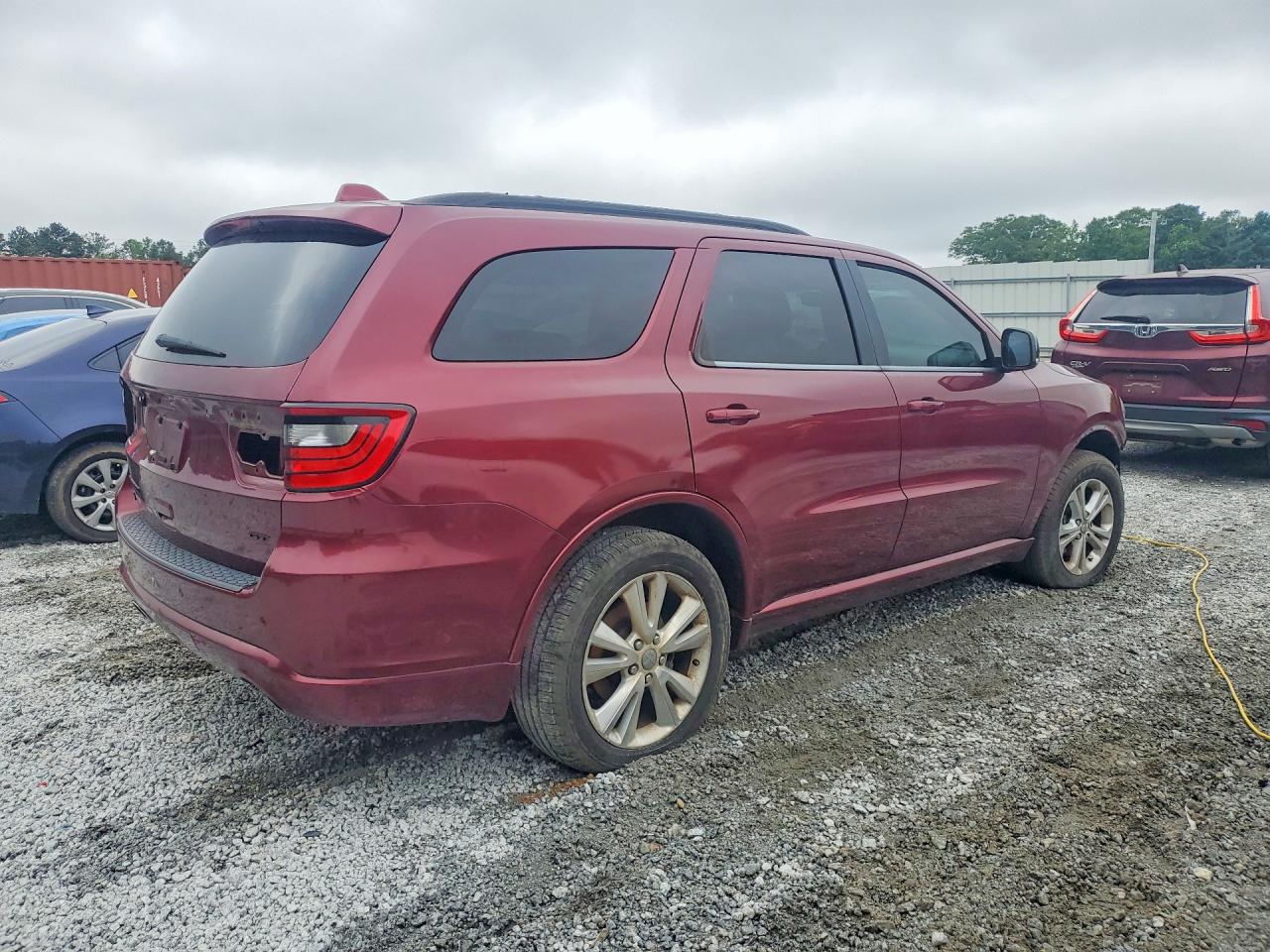 2018 Dodge Durango Gt Бордовый vin: 1C4RDJDG8JC416175