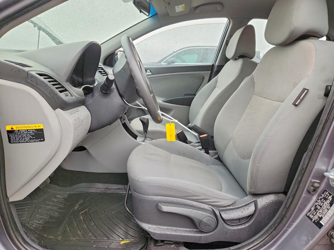 2014 Hyundai Accent Gls Gray vin: KMHCT4AE9EU728787
