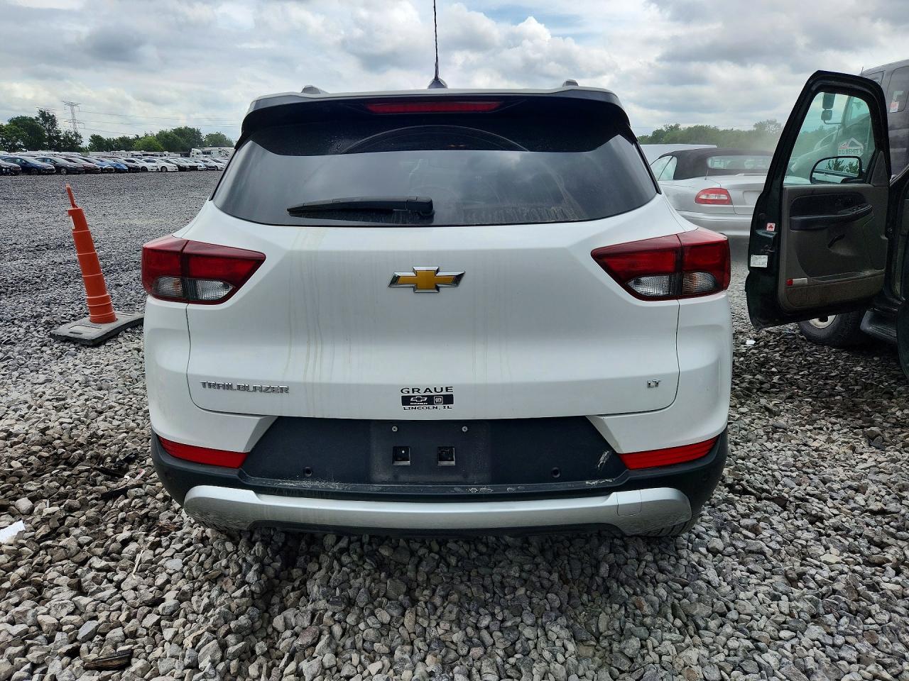 2022 Chevrolet Trailblazer Lt White vin: KL79MPSL8NB115756